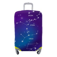 Realistic-night-sky-poster-with-constellations Luggage Cover (small) by Amaryn4rt