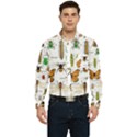 Insects-seamless-pattern Men s Long Sleeve Pocket Shirt  View1