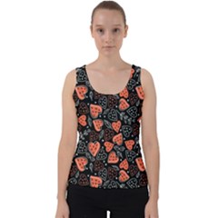 Seamless-vector-pattern-with-watermelons-hearts-mint Velvet Tank Top by Amaryn4rt