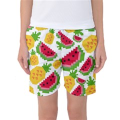 Watermelon-pattern-se-fruit-summer Women s Basketball Shorts by Amaryn4rt