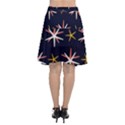 Sea-stars-pattern-sea-texture Chiffon Wrap Front Skirt View2