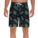 Seamless Bakery Vector Pattern Men s Beach Shorts View1