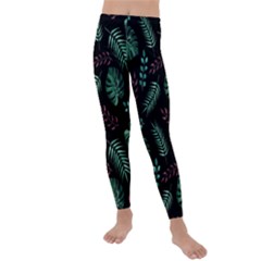 Animals Galaxy Space Kids  Lightweight Velour Leggings by Amaryn4rt