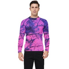 Fir Sunset Frost Snow Men s Long Sleeve Rash Guard by Pakjumat