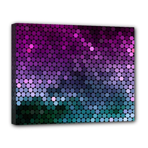 Digital Abstract Party Event Canvas 14  X 11  (stretched) by Pakjumat