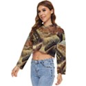 Turtles Leatherback Sea Turtle Women s Lightweight Cropped Hoodie View2