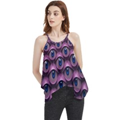 Artistic Eye Psychedelic Flowy Camisole Tank Top by Modalart