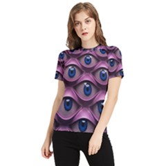 Artistic Eye Psychedelic Women s Short Sleeve Rash Guard by Modalart