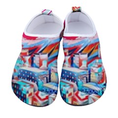 Artistic Psychedelic Art Men s Sock-style Water Shoes by Modalart