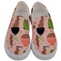 Doodle Yakisoba Seamless Pattern Men s Canvas Slip Ons View1