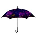 Vector Design Gamming Sytle Retro Art Pattern Hook Handle Umbrellas (Large) View3