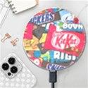 Pop Art Food Cute Patterns Wireless Fast Charger(White) View1