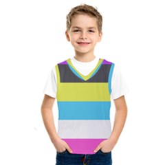 Bigender Flag Copy Kids  Basketball Tank Top by Dutashop