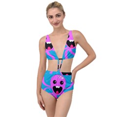 Bubble Octopus Copy Tied Up Two Piece Swimsuit by Dutashop