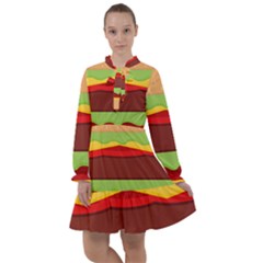 Cake Cute Burger All Frills Chiffon Dress by Dutashop