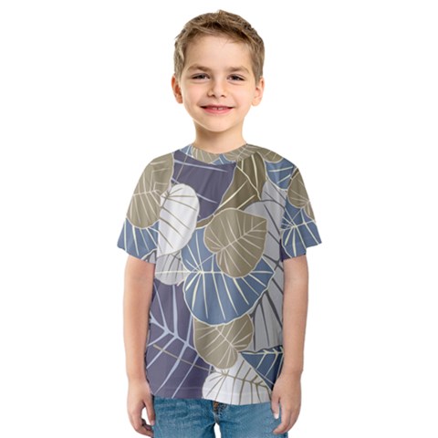 Ackground Leaves Desktop Kids  Sport Mesh T-shirt by Amaryn4rt