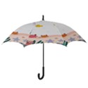 Cartoon Marine Life Marine Drawing Hook Handle Umbrellas (Large) View3