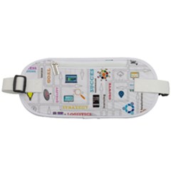 Illustrations Startup Business Organization Rounded Waist Pouch by Sarkoni