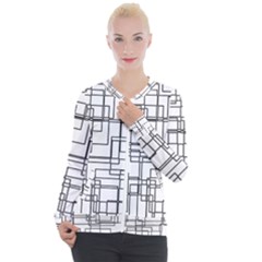 Structure Pattern Network Casual Zip Up Jacket by Amaryn4rt