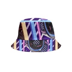 Abstract Sphere Room 3d Design Inside Out Bucket Hat (kids) by Amaryn4rt