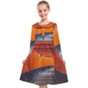 Architecture Art Bright Color Kids  Midi Sailor Dress View1