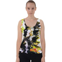 Canvas Acrylic Digital Design Art Velvet Tank Top by Amaryn4rt