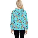 Cat Love Pattern Women s Lightweight Drawstring Hoodie View4