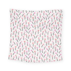 Flowers Pattern Decoration Design Square Tapestry (small) by Ravend