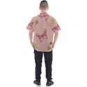 Butterfly Background Pattern Texture Men s Short Sleeve Shirt View2