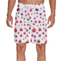 Beetle Animals Red Green Fly Men s Beach Shorts View1