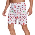 Beetle Animals Red Green Fly Men s Beach Shorts View2