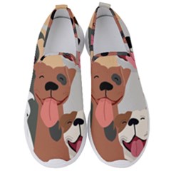 Dogs Pet Background Pack Terrier Men s Slip On Sneakers by Ravend