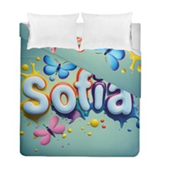 Sofia Duvet Cover Double Side (full/ Double Size) by 1212