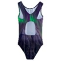 Fantasy Pyramid Mystic Space Aurora Kids  Cut-Out Back One Piece Swimsuit View2