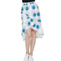 Eyes Comic Cartoon Fun Funny Toon Frill Hi Low Chiffon Skirt View1