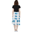 Eyes Comic Cartoon Fun Funny Toon Frill Hi Low Chiffon Skirt View2