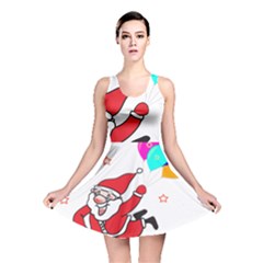 Nicholas Santa Claus Balloons Stars Reversible Skater Dress by Ndabl3x