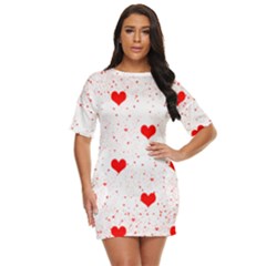 Hearts Romantic Love Valentines Just Threw It On Dress by Ndabl3x