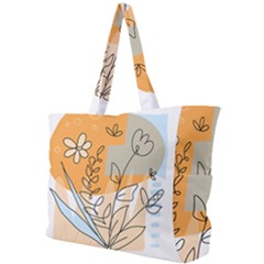 Doodle Flower Floral Abstract Simple Shoulder Bag by Grandong