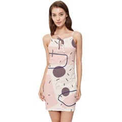 Computer Network Technology Tech Digital Summer Tie Front Dress by Grandong