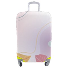 Plants Leaves Wallpaper Background Luggage Cover (medium) by Grandong