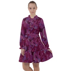 Pattern Warhola All Frills Chiffon Dress by Ndabl3x