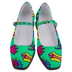 Pattern Adweek Summer Women s Mary Jane Shoes by Ndabl3x