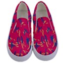 Pattern Booty Faces Kids  Canvas Slip Ons View1