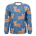 Corgi Patterns Men s Long Sleeve T-Shirt View1