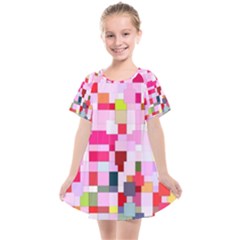 The Framework Paintings Square Kids  Smock Dress by Sarkoni