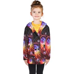 Physics Quantum Physics Particles Kids  Double Breasted Button Coat by Sarkoni