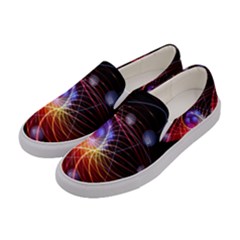 Physics Quantum Physics Particles Women s Canvas Slip Ons by Sarkoni