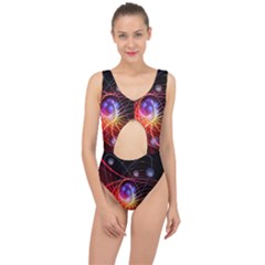 Physics Quantum Physics Particles Center Cut Out Swimsuit by Sarkoni