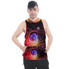 Physics Quantum Physics Particles Men s Sleeveless Hoodie by Sarkoni